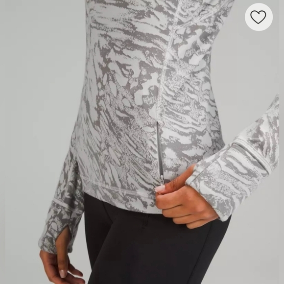 Lululemon It's Rulu Run Half Zip Pullover in Jacquard, Size 2 - Picture 9 of 12